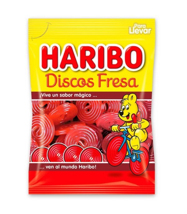 HARIBO DISCOS FRESA